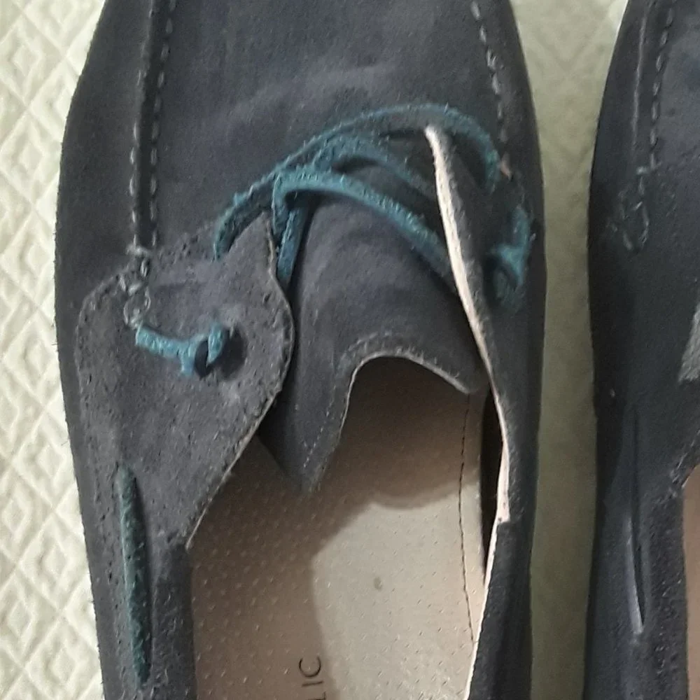 Banana Republic Mens Suede Boat Shoes